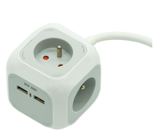 BRENNENSTUHL SZEŚCIENNA LISTWA ZASILAJĄCA "ALEA-POWER" 4GN 1,4M 2XUSB 1150101 - 1126687 - zdjęcie